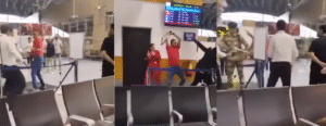 Shrinagar Airport Army Officer Fight Between Flight Staff