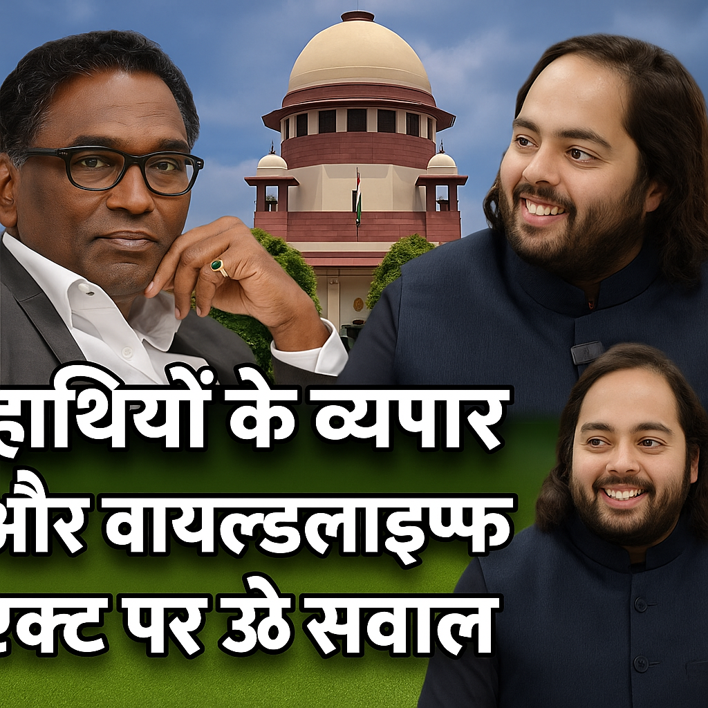 Supreme Court ka Bada Faisla Anant Ambani ke Vantara Centre ki SIT Inquiry, Haathiyon ke Vyapar aur Wildlife Act par Uthe Sawal
